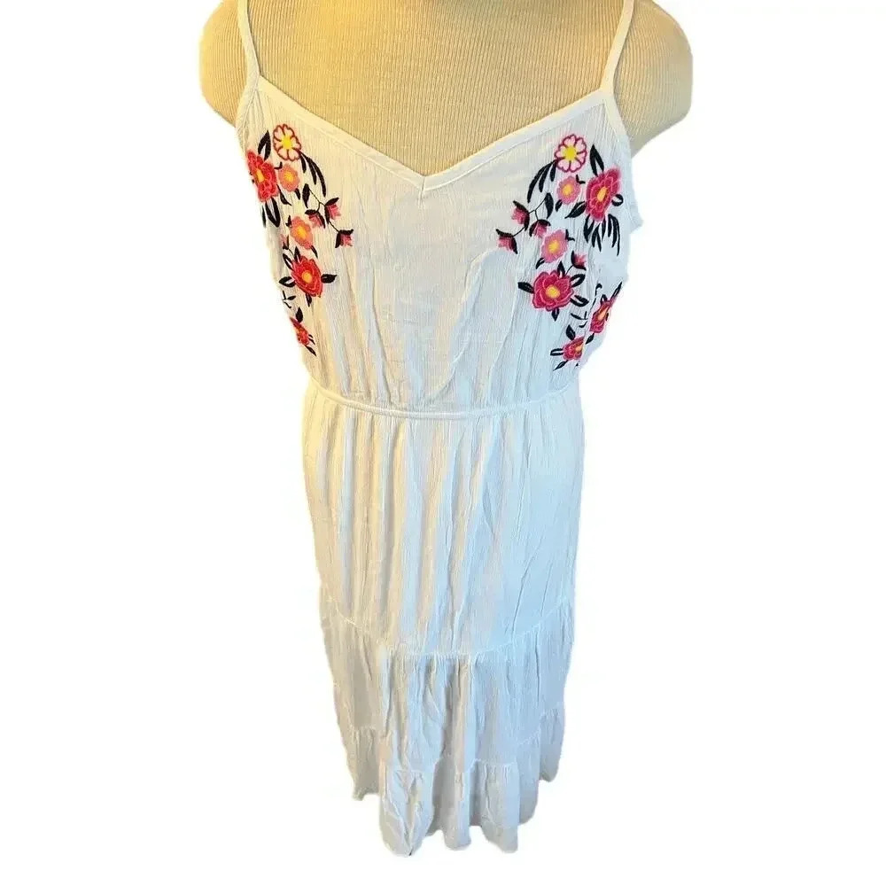 KELLY RENEE BOHO spaghetti strap embroidered maxi dress plus size XXXL - Picture 3 of 6